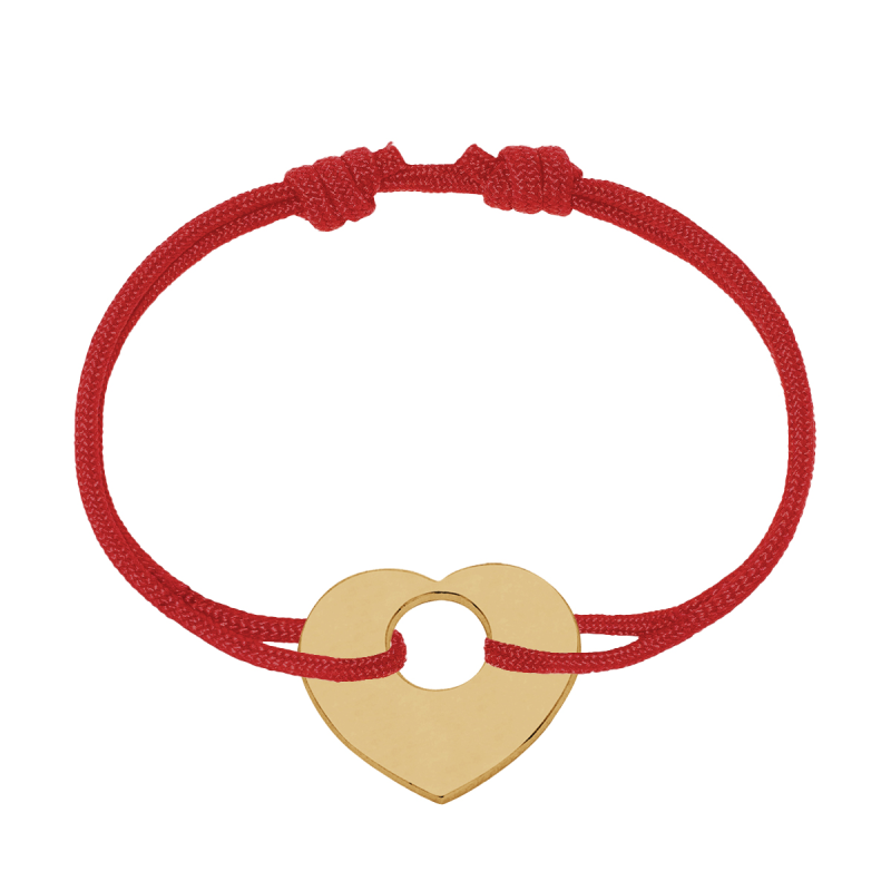 Bracelet coeur percé