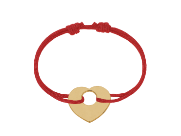 Bracelet coeur percé