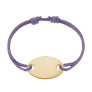 Bracelet ovale et mini charm