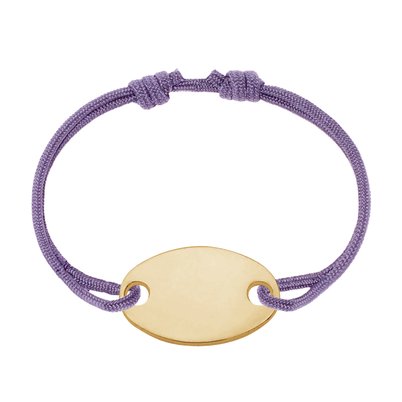 Bracelet ovale et mini charm