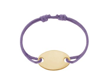 Bracelet ovale et mini charm