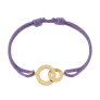 Bracelet anneaux liés