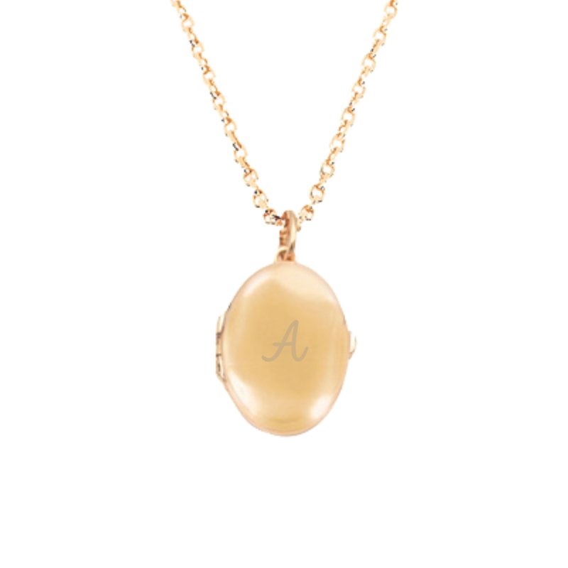 Collier médaillon secret